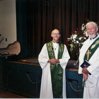 Rev Ed Hird and Rev Ron Gibbs - Deacon