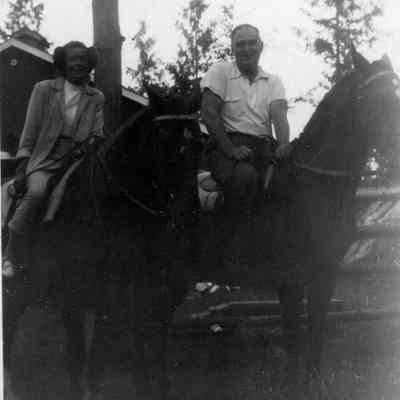 4823 - Two on horses- 1946.tif