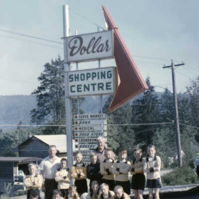 Dollar Shopping Centre from slide c1962 1