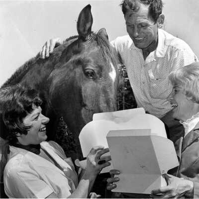 Florence & John Lattin and Mrs. Blackhall c1975