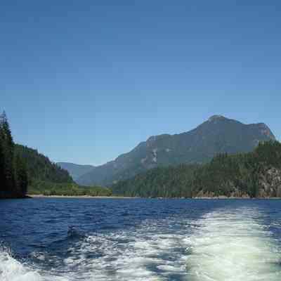 Indian Arm looking north to Croker Island