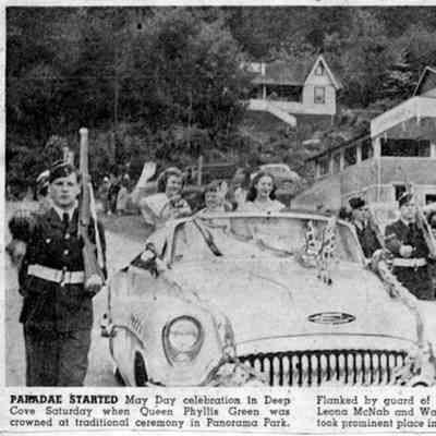 3062 - May Day, Queen Phyllis Green, June 1, article - 1953c b.tif