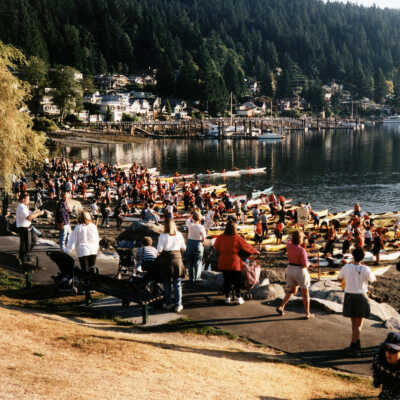 Indian Arm Kayak Race-Bike-Run Sept 1998