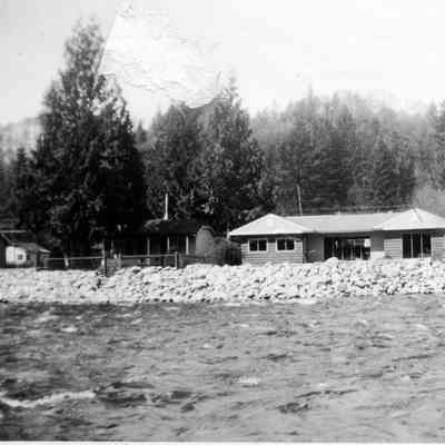 Homes along Seymour River - 2, 1958