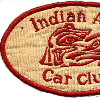 4244 - OBJECT Indian Arm Car Club fabric patch.tif