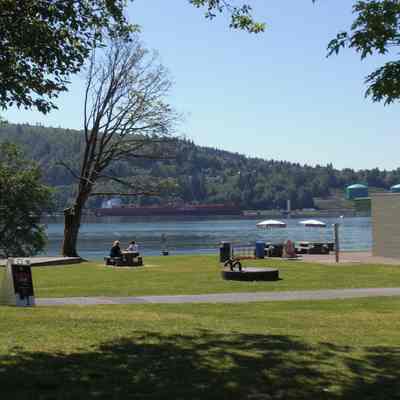 Cates Park/Whey-ah-Wichen (West); south view to water, concession - 2