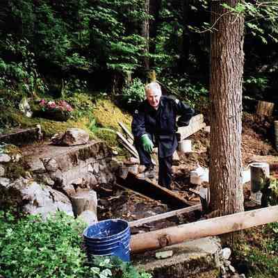 3827 - Garry building new deck in back garden.tif
