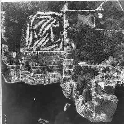 Aero survey 56042-30 - Seymour Golf Course-Roche Point-Cates Park, 1956