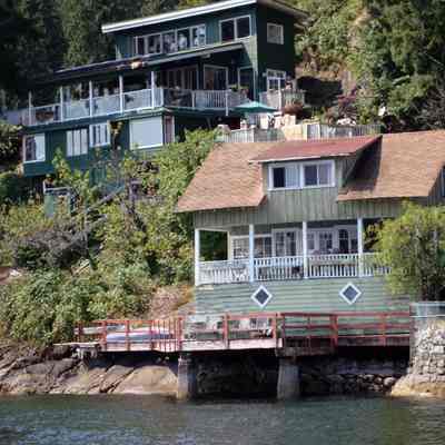 Indian Arm - Sunshine - view from water - 1
