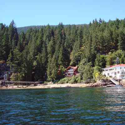 Indian Arm - Sunshine - view from water - 4
