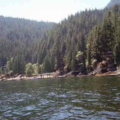 Indian Arm - Coldwell Beach - view from water - 1