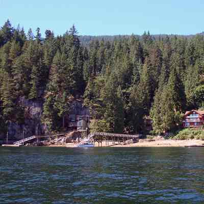 Indian Arm - Sunshine - view from water - 5