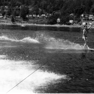 Waterskiing, July 1958