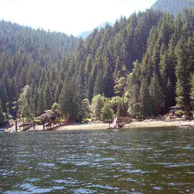 Indian Arm - Coldwell Beach - view from water - 2
