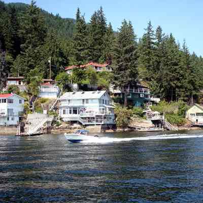 Indian Arm - Sunshine - view from water - 6