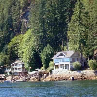 Indian Arm - Lone Rock Point - view from water - 1