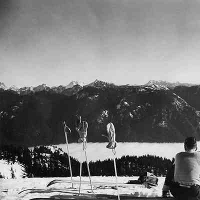 Gwynn Jenkins on Mount Seymour 1950s