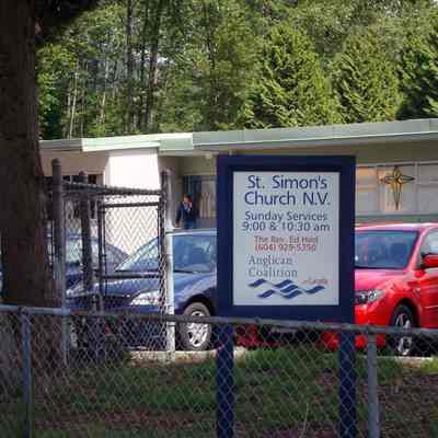 St Simon's Church sign