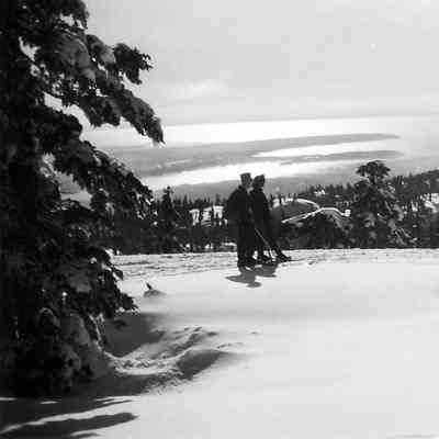 Gwynn & Audrey Jenkins on Mt Seymour