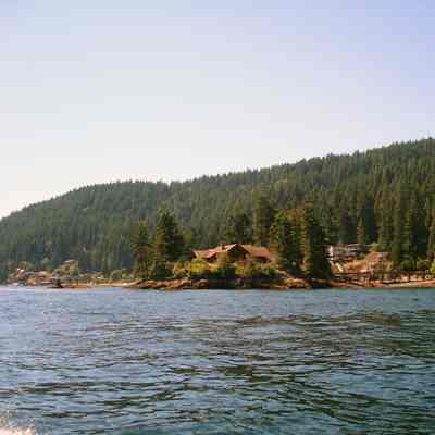 Indian Arm - Teeportin Island - view from water - 1
