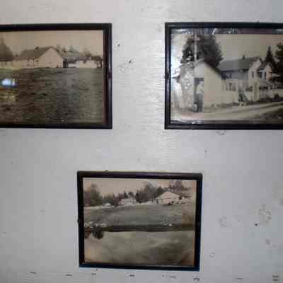 Maplewood Farm; photographs inside small heritage building