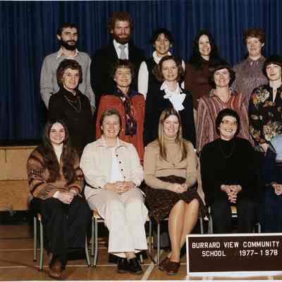 Burrard View School Teachers 1977-78