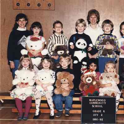 Maplewood Community School Gr K Div 2, 1991-1992