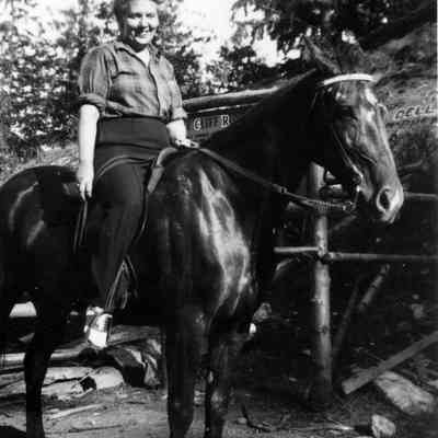 4832 - Woman on horse- 1946.tif