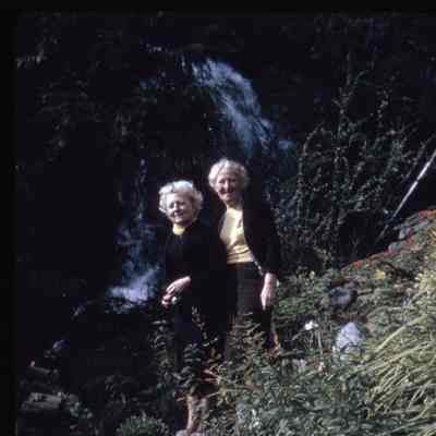 3671 - Two women at Falls, undated.tif