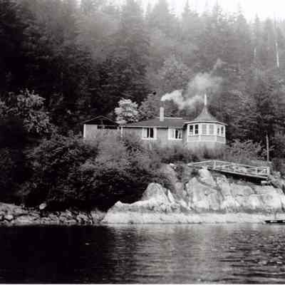 Summer home of Miss Olive Malcolm - North Woodlands in Indian Arm
