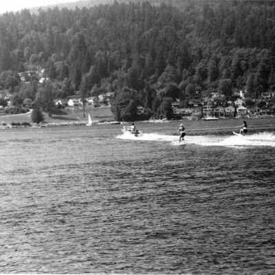 Waterskiing in the Cove