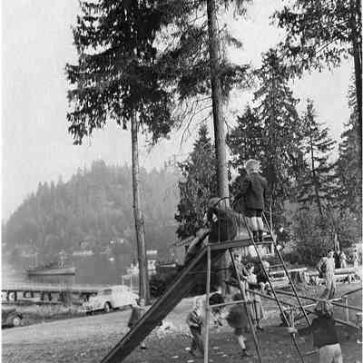 Panorama Park playground slide 1953
