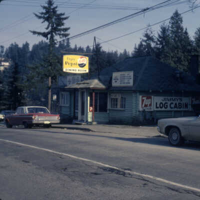 Log Cabin restaurant 1970s