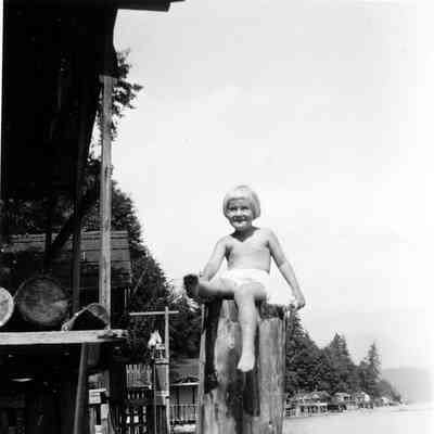 3330 - Moss girl, Cates Park shacks .tif