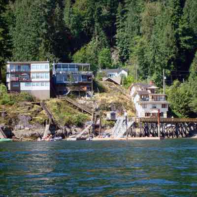 Indian Arm - Lone Rock Point - view from water - 4