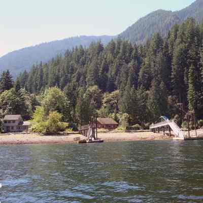 Indian Arm - Orlomah Beach - view from water - 1