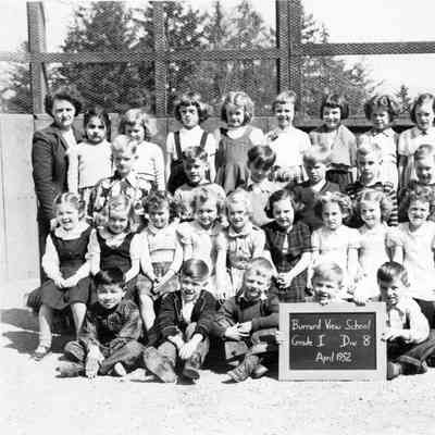 Burrard View School - Grade 1 Div 8, Apr 1952