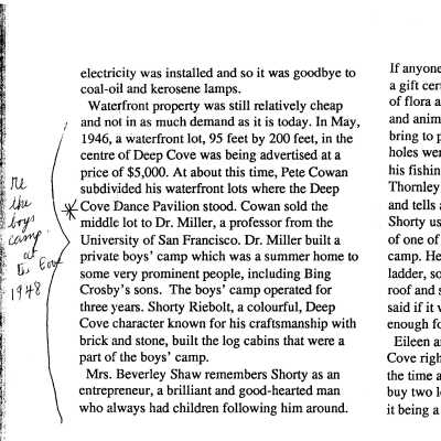 Text re photos