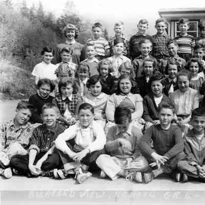 Burrard View School - Grade 4, 1955
