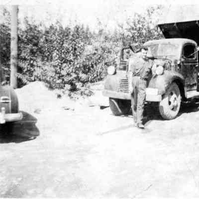 4006 - Deeks McBride Gravel Pit, Hanley's Truck 1950.tif