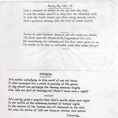 Geoff Mortimer poems