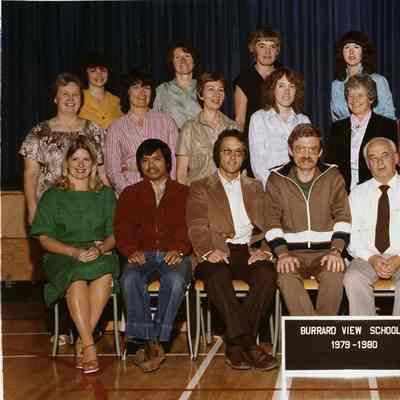Burrard View School Teachers 1979-80