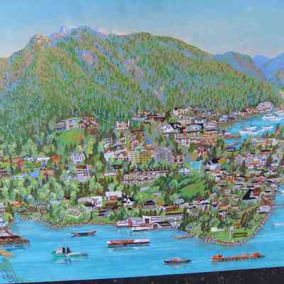4476 - Echoes Across Seymour book cover Christina Peori painting