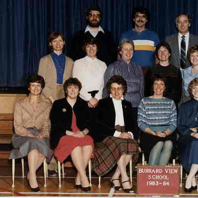 Burrard View School Teachers 1983-84