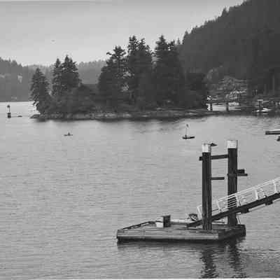 Indian Arm - Teaportin Island from Sunshine Falls towards North Woodlands
