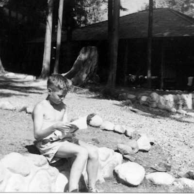 Boys Camp - Centre path (now road near Kakays) 1948