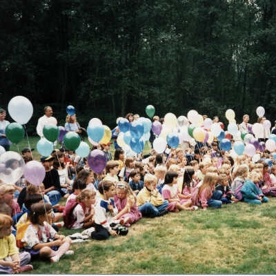 Cove Cliff School CCS - grand opening ceremony Sept 1990