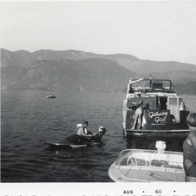 Hydraplane, boating, Aug 1960