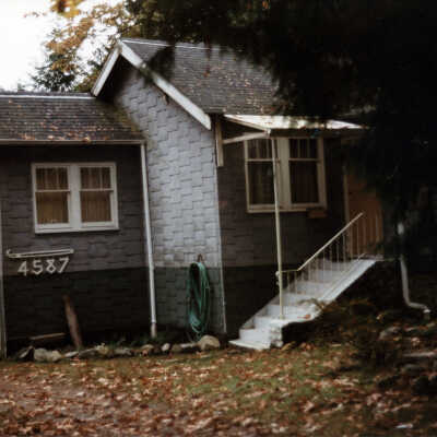4587 Strathcona Road, older cottage