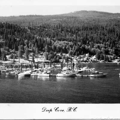 OBJECT Deep Cove postcard c1962